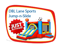 Double Lane Sports Jump-N-Slide