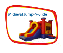 15x15 Round Top Castle Jump N Slide