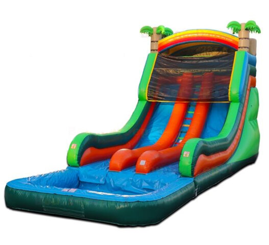 18' Paradise Dual Lane Water Slide