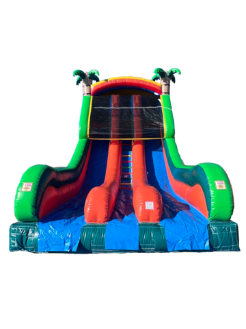 18 Ft Dual Lane Paradise Slide