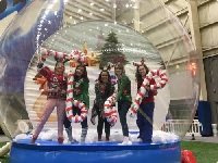 Inflatable Human Snow Globe