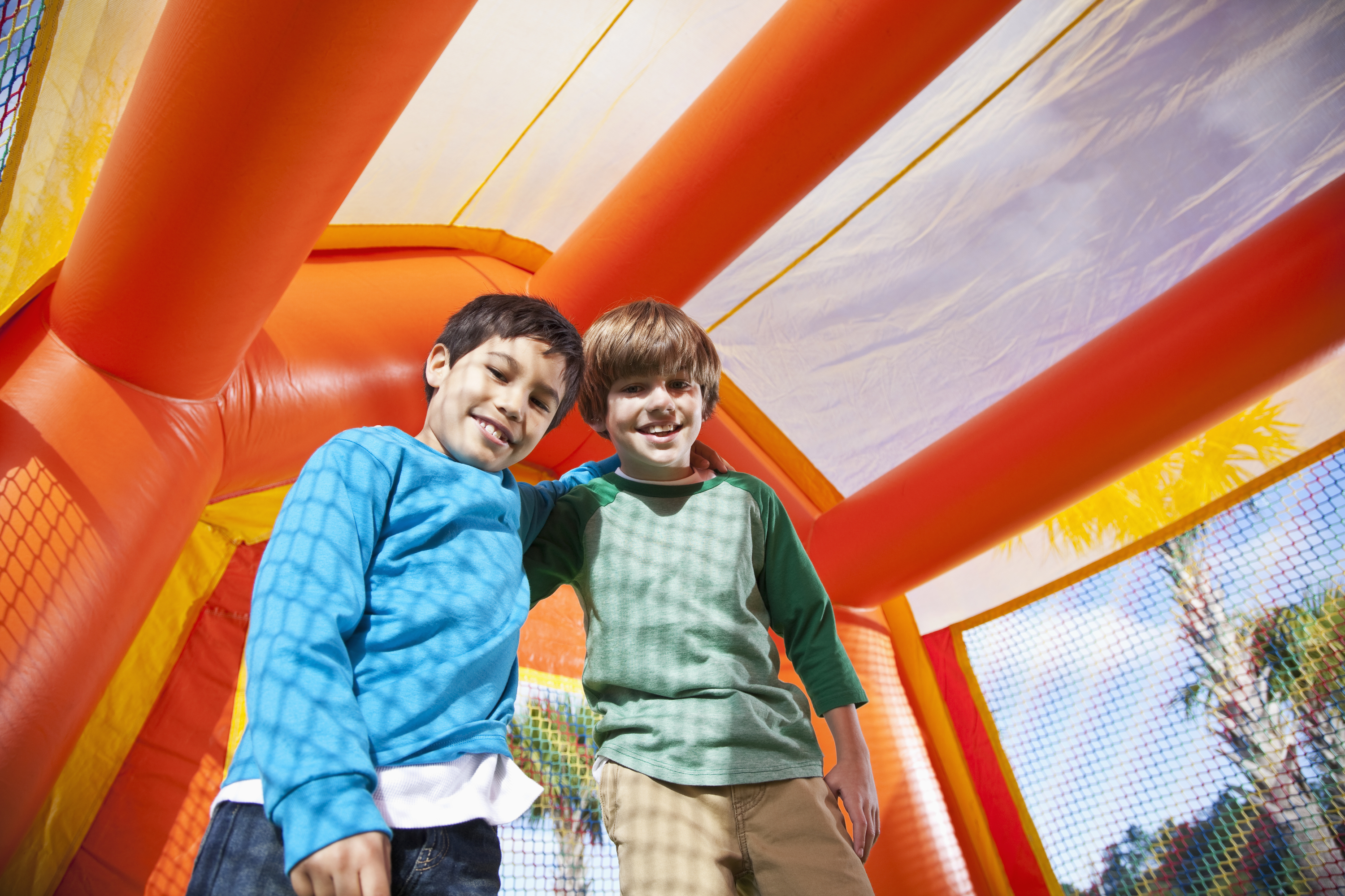 Friend love to hang out in Inflatable Bounce Houses