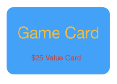 $25 Game Card for only $20