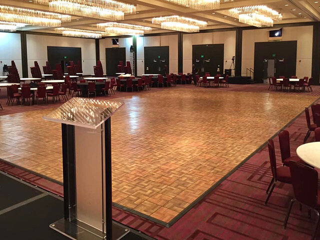 Dance Floor, Indoor per Sq. Ft