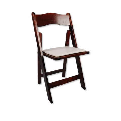 Folding Chair Fruitwood w/ Pad