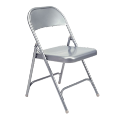 Folding Chair Metal Gray