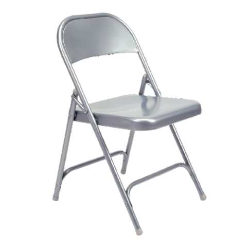 Folding Chair Metal Gray