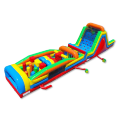65' Multi Color Obstacle Course
