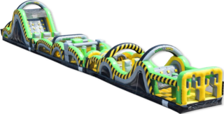Monster Caution Obstacle Course