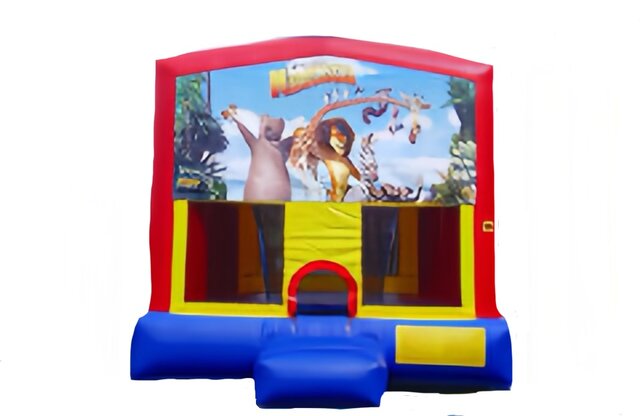 Madagascar 4 In 1 Combo Bounce W Slide  