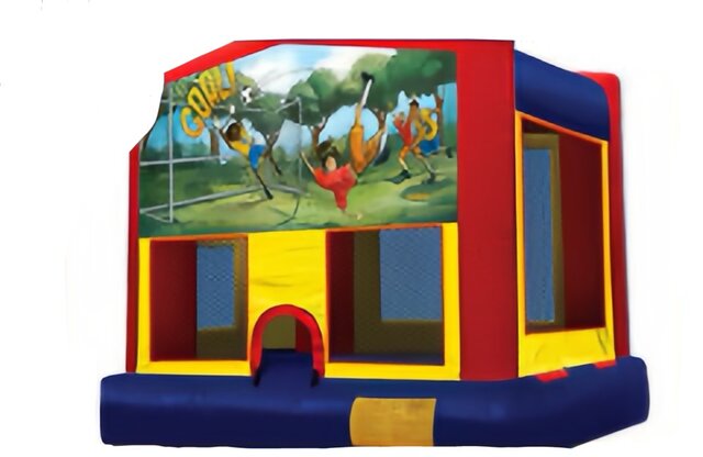 Soccer 4 In 1 Combo Bounce W Slide