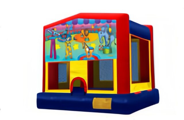 Circus Fun 4 In 1 Combo Bounce W Slide