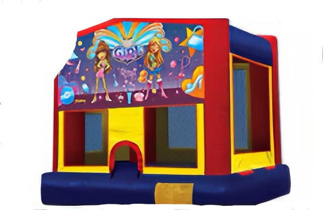 Girls Thing 4 In1 Combo Bounce W Slide 