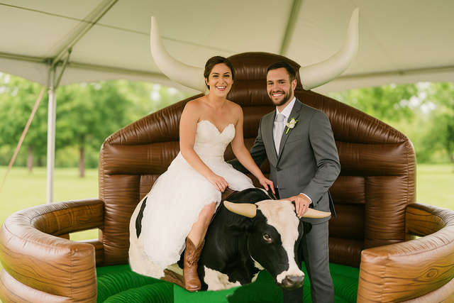 Mechanical Bull - Wedding Inflatable