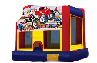 Monster Truck 4 In 1 Combo Bounce W Slide