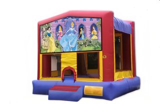 Disney Princess 4 In 1 Combo Bounce W Slide