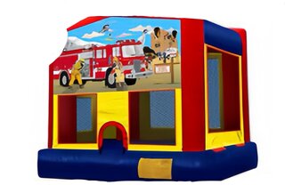 Firemen 4 In 1 Combo Bounce W Slide