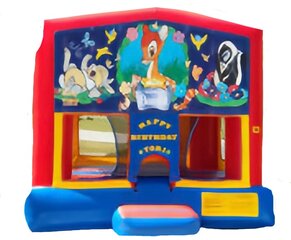 Bambi 4 In 1 Combo Bounce W Slide 