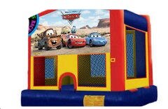 Disney Cars 4 In 1 Combo Bounce W Slide