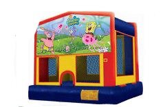 Sponge Bob 4 In 1 Combo Bounce W Slide