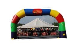 Inflatable arch