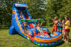 24' Tropical Blast Water Slide