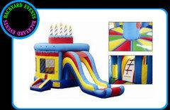 16X 20 CAKE BOUNCE & SLIDE  DISCOUNTED PRICE