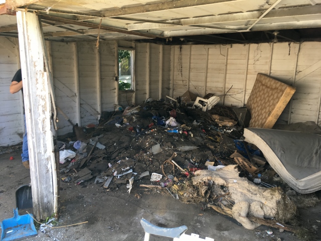 Garage clean out by Detroit Junk Busters