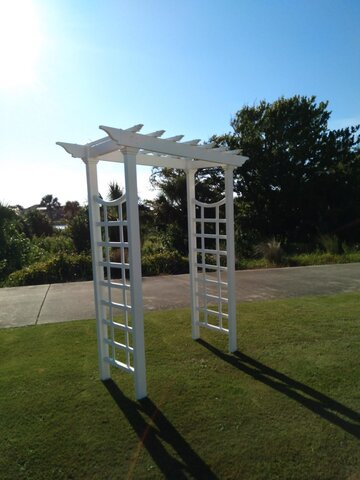 Wedding Arbor - White