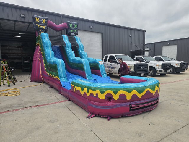 15 Foot Level Up Waterslide