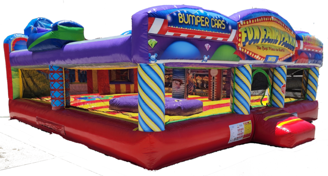 Fun Fair Park Toddler Inflatable Left Side