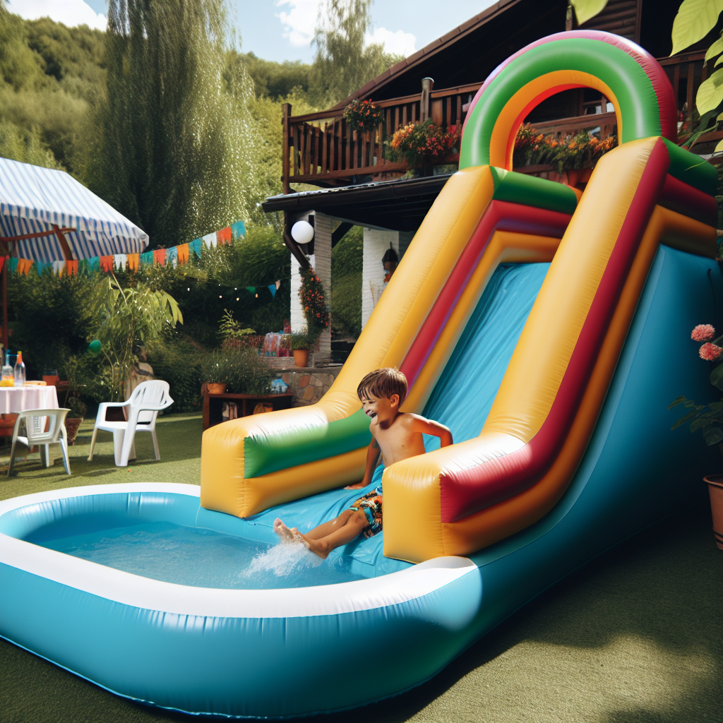 Water slide rental in Celina