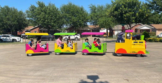 Train Rental Birthday Party Coppell