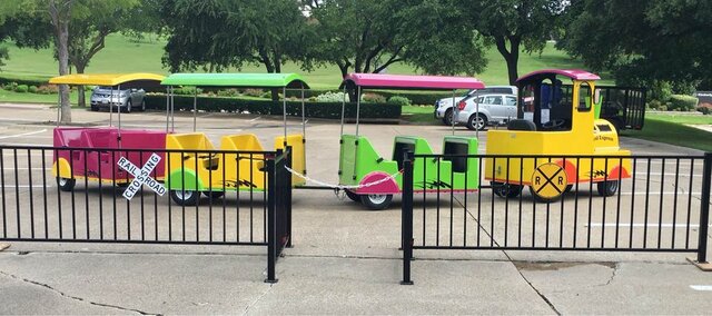 Trackless Train Party Little Elm 