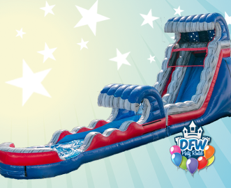 18' Blue Wave Water Slide with Slip and Slide