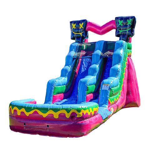 15' Level Up Water Slide with Pool