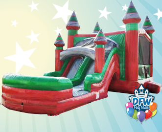 Theme-able Midnight Castle Dual Lane Waterslide