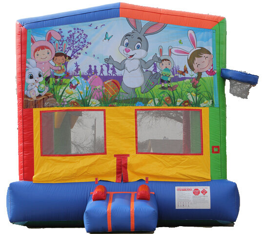 Easter Bounce House with Hoop