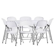 6 Chairs and 1 Round Tables