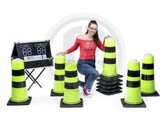Interactive Cones With Electronic Score Board