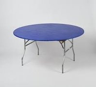 60" Round Royal Blue Table Cover