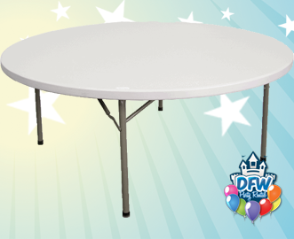 round folding table rental