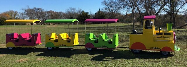 Christmas Trackless Train Rental