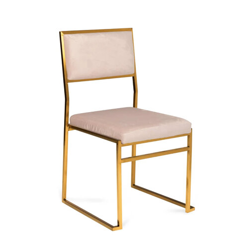 Halle Dining Chair - Blush Pink - New Arrival