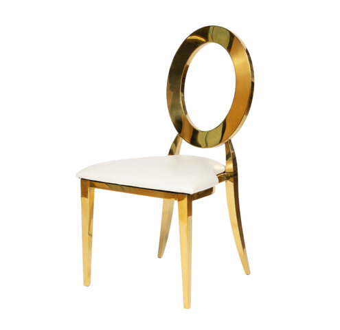 O'Back Chair Gold -White