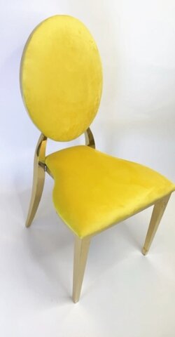 Olivia Chair Gold-Mustard Yellow