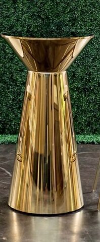Dior Highboy Table - Gold