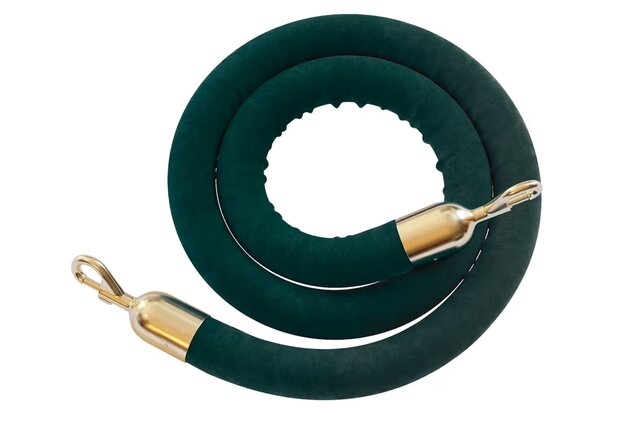 Dark Green Velvet Rope (6ft)