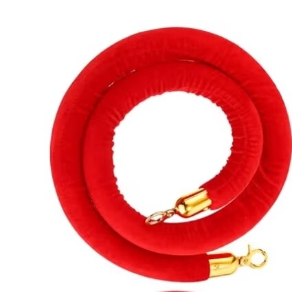 Red Velvet Rope (5ft)