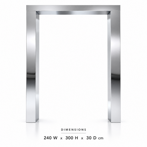 Gloria Wedding Arch - Silver - New Arrival 